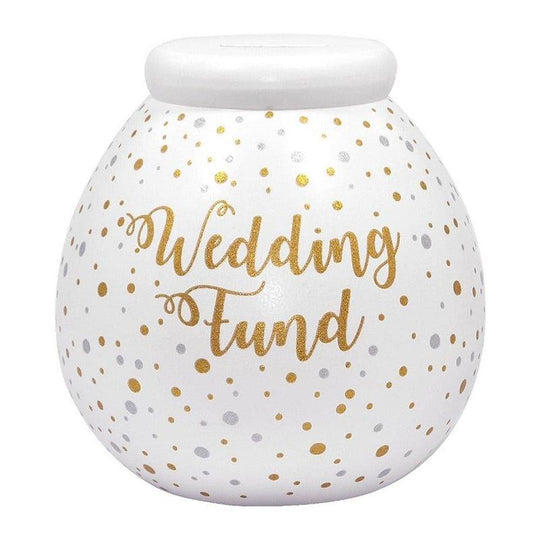 Pot of Dreams Ceramic Money Box Giant Wedding Gold