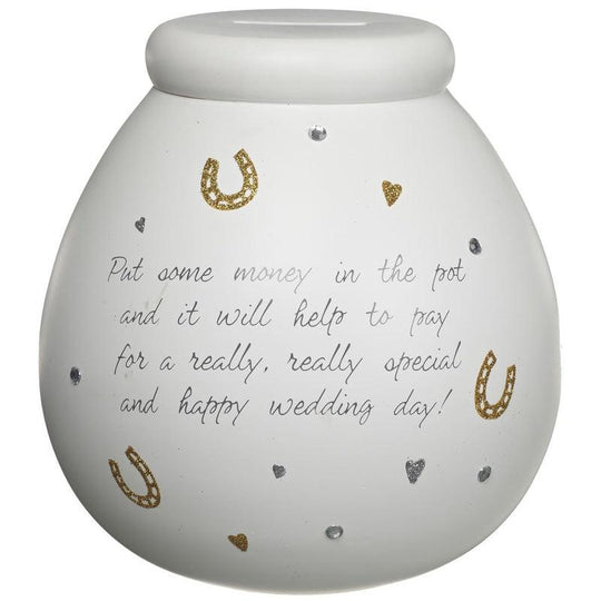 Pot of Dreams Ceramic Money Box Wedding