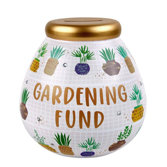 Pot of Dreams Gardening Fund Ceramic Money Box
