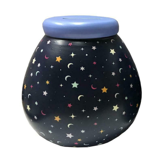 Pot of Dreams Glow In The Dark Stars Ceramic Money Box