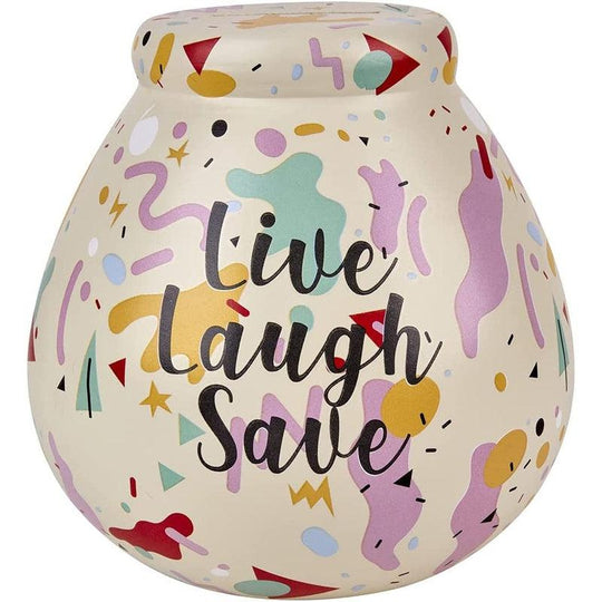 Pot of Dreams Live Laugh Save Money Box