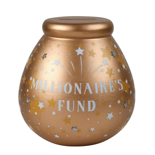 Pot of Dreams Millionaires Fund Ceramic Money Box