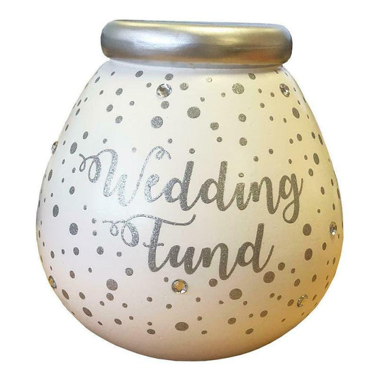 Pot of Dreams Wedding Fund Ceramic Money Box