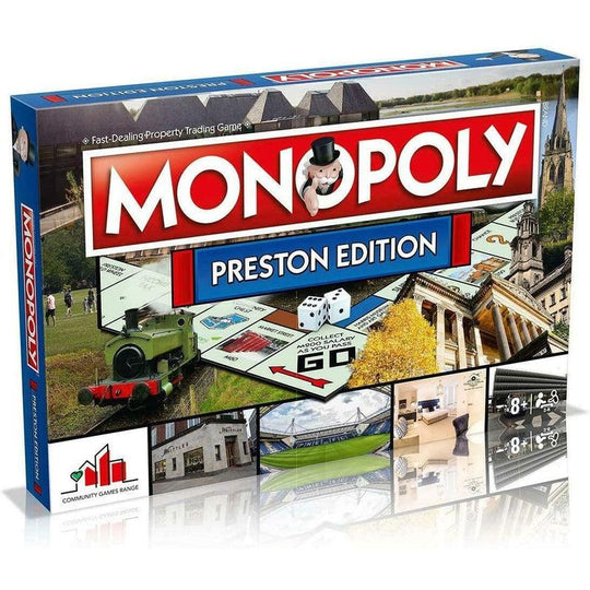 Preston Edition Monopoly Board Game Family Property Trading Game