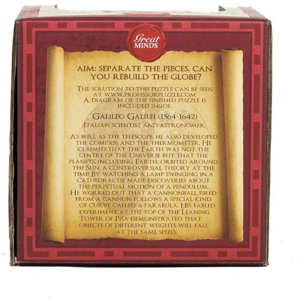 Professor Puzzle Galileo's Globe Wooden Brain Teaser 3D Puzzle The