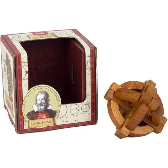 Professor Puzzle Galileo's Globe Wooden Brain Teaser 3D Puzzle