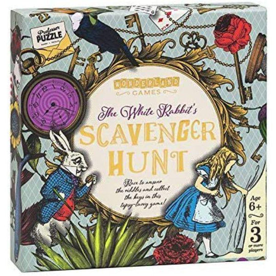 Professor Puzzle The White Rabbit's Scavenger Hunt Family Game