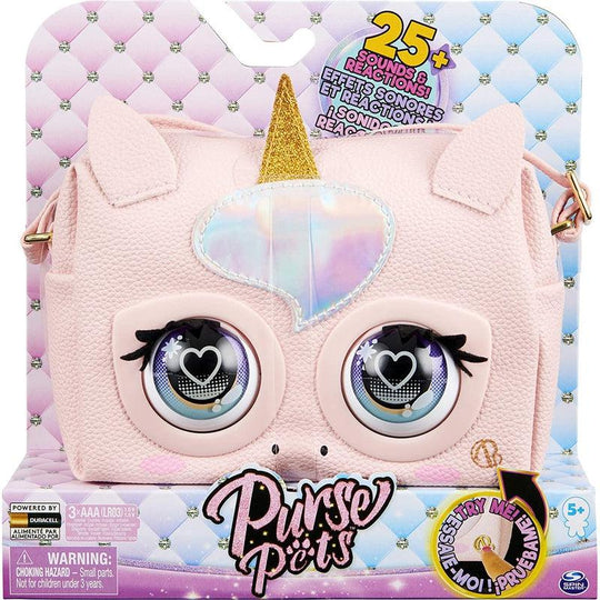 Purse Pets Glamicorn Unicorn Interactive Children's Purse with Sounds & Reactions