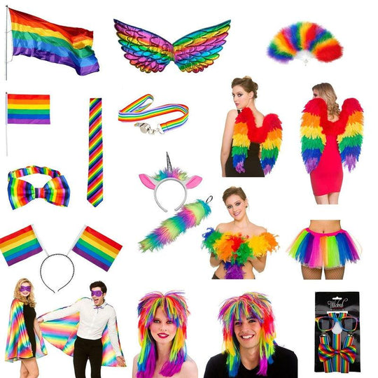 Rainbow Accessories Gay Pride LGBT Party Parade Festival Wear