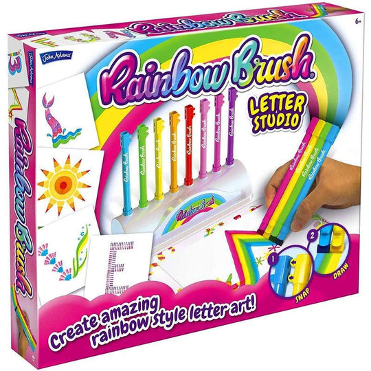 Rainbow Brush Letter Studio Kids Childrens Letter Art Creative Activity Toy