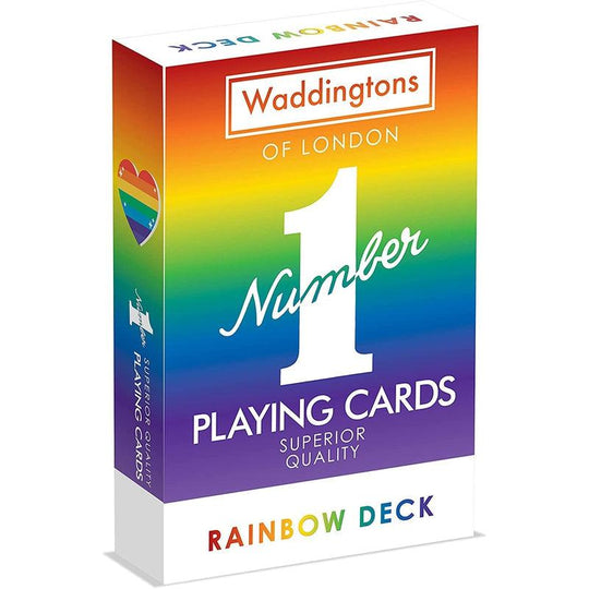 Rainbow Waddingtons Number 1 Playing Card Game