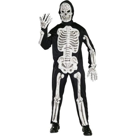 Rubies 3D Skeleton Men's Halloween Fancy Dress Costume