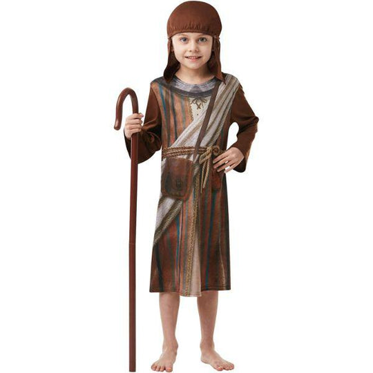 Rubies Christmas Shepherd Nativity Character Child Unisex Fancy Dress Costume