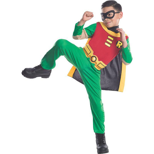 Rubie's DC Comic Teen Titan Robin Boy's Fancy Dress Costume