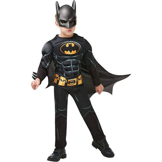 Rubies DC Comics Batman Muscle Chest Boy's Fancy Dress Costume