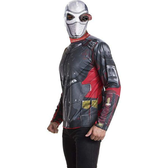 Rubies DC Comics Suicide Squad Deadshot Men's Top & Mask Fancy Dress Set