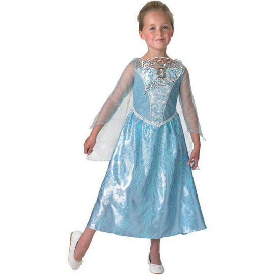 Rubies Disney Frozen Musical & Light Up Elsa Fancy Dress Costume