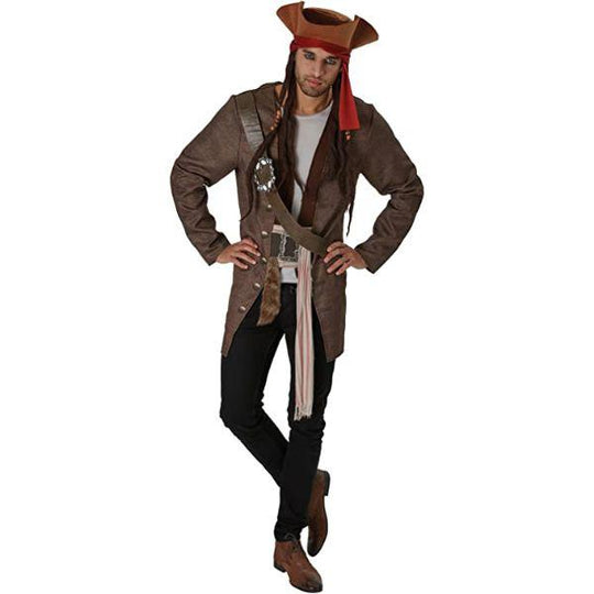Rubies Disney Pirates of the Caribbean Jack Sparrow Men's Fancy Dress Costume