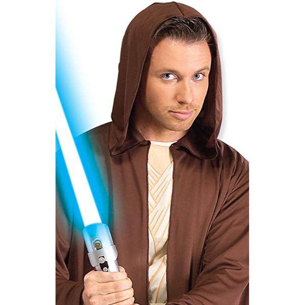 Disney Robe Men Rubies Disney Star Wars Jedi Men's Hooded Robe Fancy Dress Costume ...