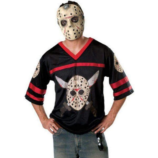 Rubies Friday the 13th Jason Voorhees Men's Hockey Jersey & Mask Set