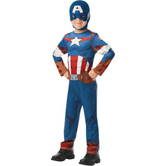 Rubies Marvel Avengers Captain America Classic Boy's Fancy Dress Costume