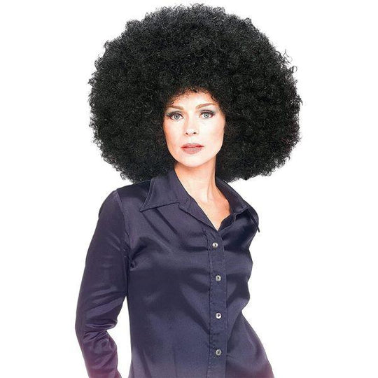 Rubies Mega Afro Wig 1970's Adult Unisex Fancy Dress Costume Accessory