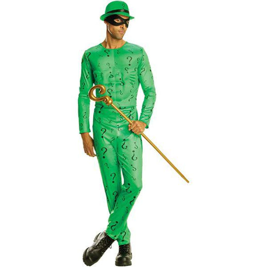 Rubie's Men's The Riddler Batman Villain Fancy Dress Costume