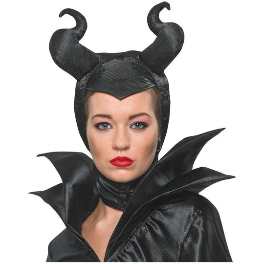 Rubie's Official Adult's Disney Sleeping Beauty Maleficent Headpiece Costume - One Size, Black