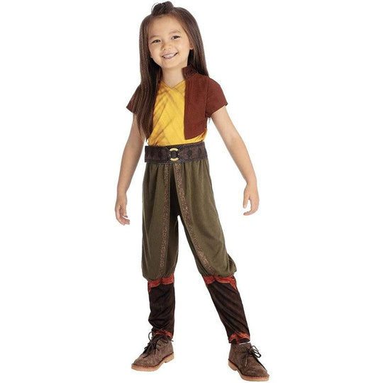Rubies Official Disney Raya Deluxe Costume Girls Kids Fancy Dress