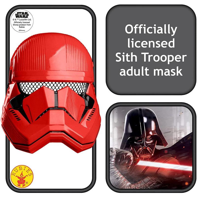 Rubie's Official Disney Star Wars Ep 9, Red Stormtrooper Half Face Mas ...
