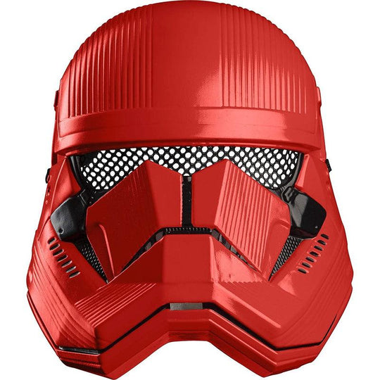Rubie's Official Disney Star Wars Ep 9, Red Stormtrooper Half Face Mask, Adult One Size