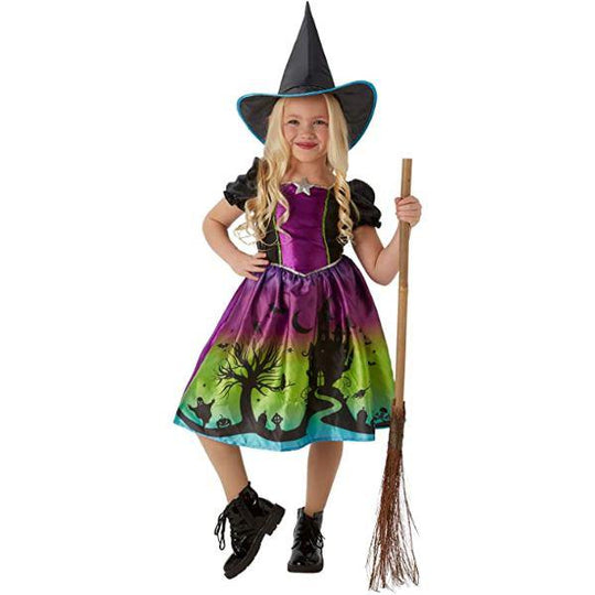 Rubie's Ombre Witch Girl's Halloween Fancy Dress Costume
