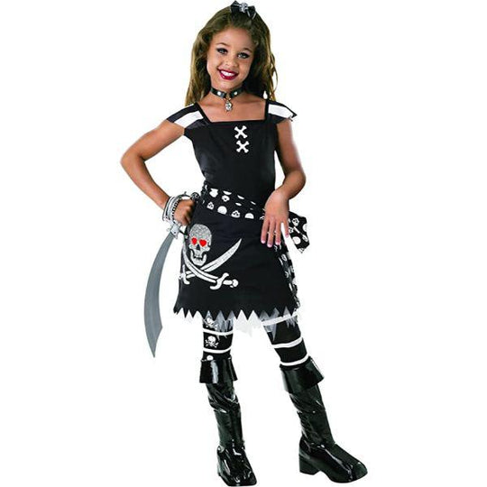 Rubies Scar-Let Pirate Girl's Fancy Dress Costume