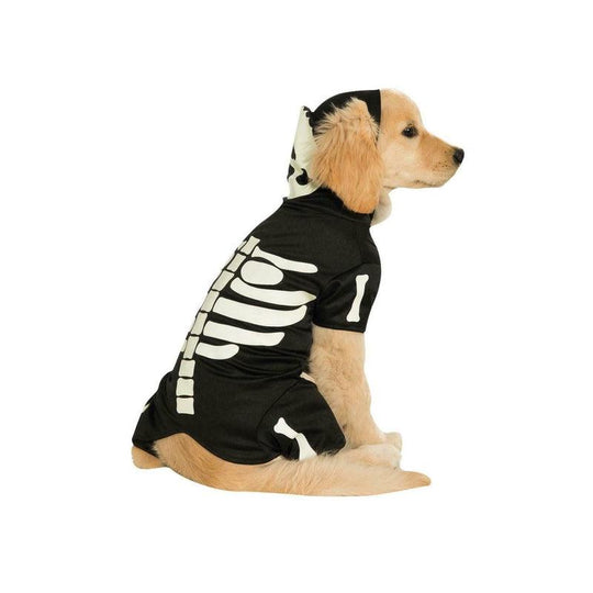Rubie's Skeleton Hoodie Pet Costume Halloween Dog Outfit Funny Fancy Dress