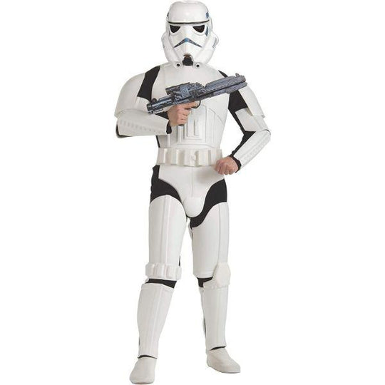 Rubies Star Wars Storm Trooper Mens Deluxe Fancy Dress Costume