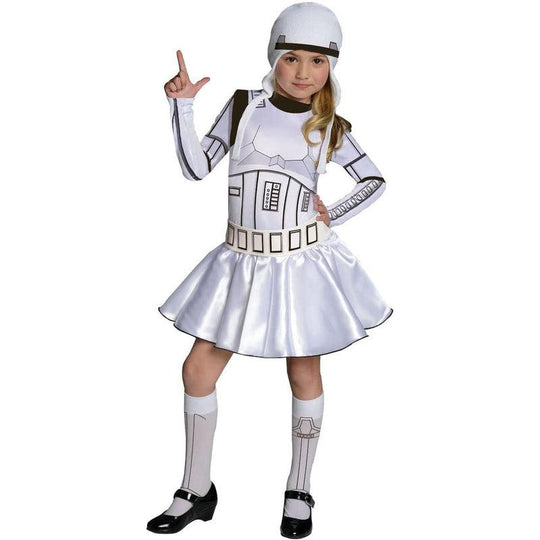 Rubies Star Wars Stormtrooper Girls Fancy Dress Costume