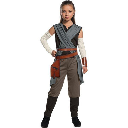 Rubies Star Wars The Last Jedi Rey Girls Fancy Dress Costume