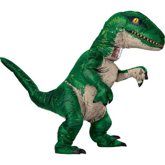 Rubie's Velociraptor Inflatable Dinosaur Adult Unisex Fancy Dress Costume