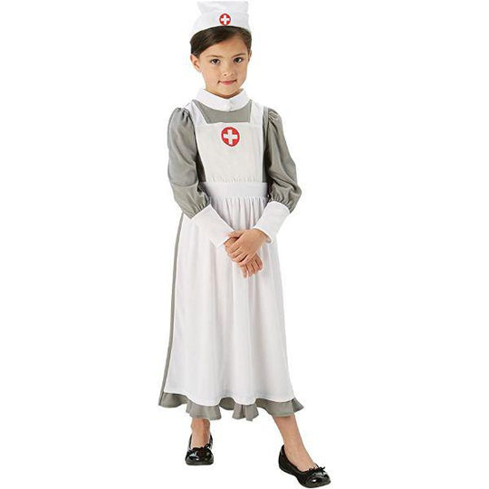 Rubies World War 1 WW1 Hospital Nurse Girl's Fancy Dress Costume