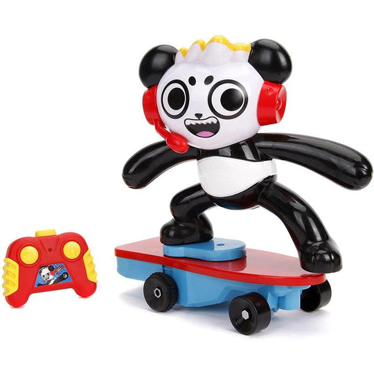 Ryan's World Remote Control Skateboard Stunt Panda Child's Toy