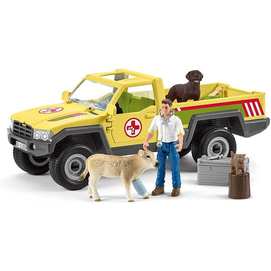 SCHLEICH Veterinarian 4x4 Visit At The Farm