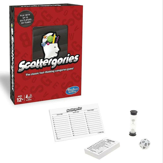 Scattergories Game - The Classic Fast-Thinking Categories Game Family Fun