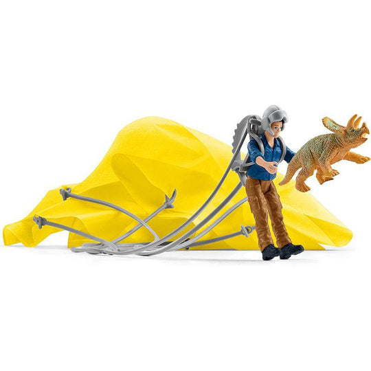Schleich Dinosaurs Parachute Rescue Playset