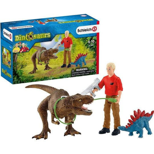 Schleich Tyrannosaurus Rex attack Dinosaurs