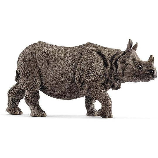 Schleich Wildlife Indian Rhinoceros Toy Figure