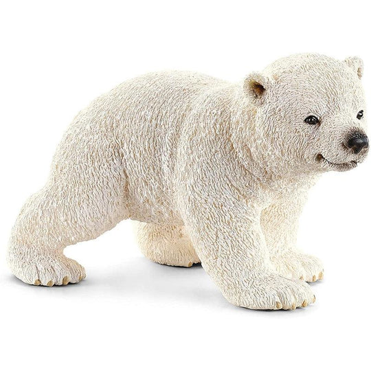 Schleich Wildlife Polar Bear Cub Walking Toy Figure