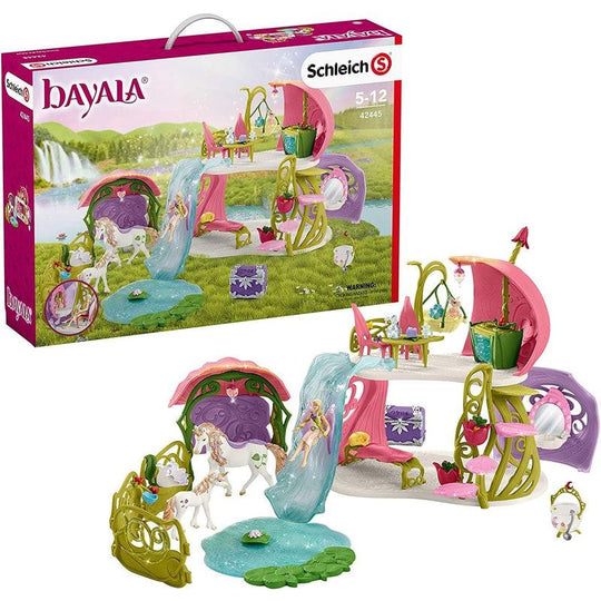 Schleich bayala  Glittering flower house with unicorns, lake and stable