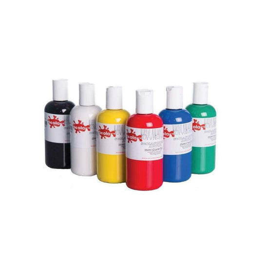 Scola Scolacryl Acrylic Paint - 6 Colours x 150ml