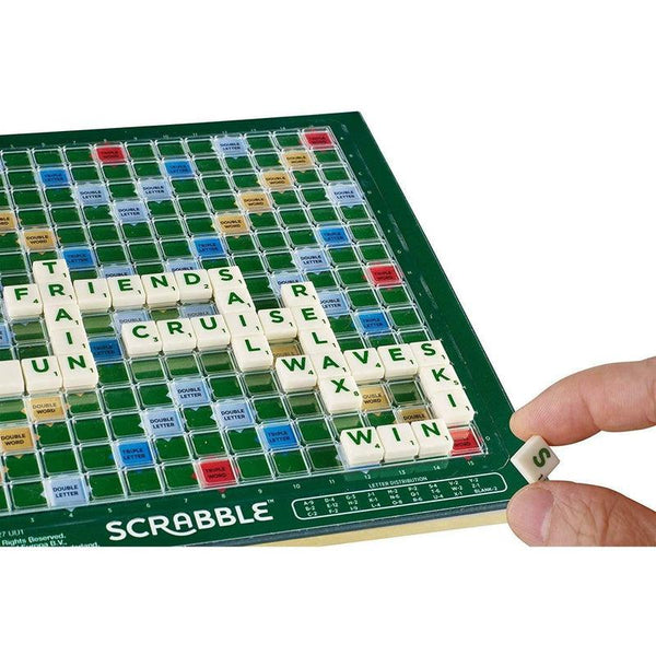 Scrabble Travel Edition Game Compact Word Board Game - The Online Toy Store