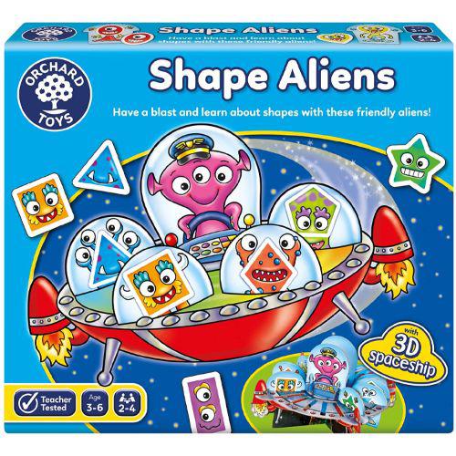 Shape Aliens Shape & Colour Matching Family Game